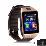 2017 New Fashion DZ09 Smart Watch with Camera Sim Card Slot Passometer Sleep Tracker Smart Anti-lost Sedentary Reminder PK GT08