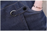 2017 New Fashion Design Sexy Hips Pencil Bodycon Dress Office Elegant Jeans Dress Ladies Slim Vintage Denim Dresses For Women