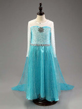 2017 New Fashion Custom Anna Elsa Girls Dresses Children Dress Kids Party Vestidos Baby Cinderella Cosplay Dress Pincess Dresses