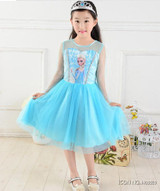 2017 New Fashion Custom Anna Elsa Girls Dresses Children Dress Kids Party Vestidos Baby Cinderella Cosplay Dress Pincess Dresses