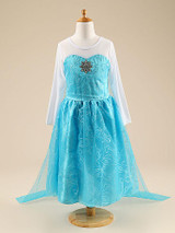 2017 New Fashion Custom Anna Elsa Girls Dresses Children Dress Kids Party Vestidos Baby Cinderella Cosplay Dress Pincess Dresses