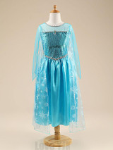 2017 New Fashion Custom Anna Elsa Girls Dresses Children Dress Kids Party Vestidos Baby Cinderella Cosplay Dress Pincess Dresses