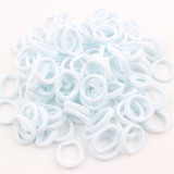 2017 NEW Fashion color Nylon Hair rubber bands elastic hair rope hair accessories for girls kids 100Pcs/LOT WHITE BLACK MIX 20mm
