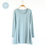 2017 New Fashion Clothes Spring Women Dress 100% Cotton  Autumn Winter Dress Female Long Sleeve Dress O-Neck Woolen Dresses A006