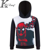 2017 New Fashion children Deadpool Hoodie kids super hero Hooded Sweatshirt boys girls anime Costumes super hero Jacket For Kids