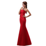 2017 New Fashion Champagne Color party Formal Long Design Plus size vestido de festa longo mermaid  Prom Party Evening Dress