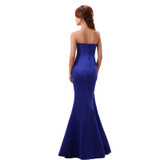 2017 New Fashion Champagne Color party Formal Long Design Plus size vestido de festa longo mermaid  Prom Party Evening Dress