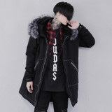 2017 New Fashion Casual Winter Jacket Men Hooded Warm Coats Parkas Men Cotton Thick Long Solid Hip Hop Men's Winter Jackets