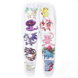2017 New Fashion casual joggers pants Cartoon Pokemon 3d sweatpants men/women emoji joggers pants pantalones size S-XL