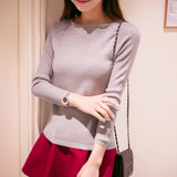 2017 New fashion Cashmere Sweater Women Sweaters and Pullover Spring Autumn Casual sexy Big o-Neck slim warm Knitted Sweater