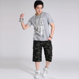 2017 new fashion brand summer plus size casual male open air military camouflage cargo shorts men homme bermuda masculina 667