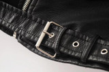 2017 New Fashion Autumn Winter Women Brand ladies leather jacket Washed PU Leather Jacket Bright Colors Zippers Motorcycle Coat