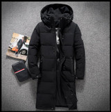 2017 New Fashion Autumn Winter Outwear Down Jacket Men Windproof Waterproof Duck Down Parka Male X-Long Thick Warm Coat