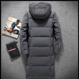 2017 New Fashion Autumn Winter Outwear Down Jacket Men Windproof Waterproof Duck Down Parka Male X-Long Thick Warm Coat