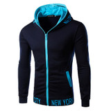 2017 New Fashion Autumn Men Hoodies Brand Slim Fit High Quality Men Sweatshirt Hoodie Casual Zipper Hooded Jacket Male 14QT14