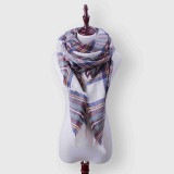 2017 New Plaid Women Scarf Warm Winter Scarf  Women Blanket Shawls Soft Cashmere Scarf Scarves Large Luxury Brand Drop Shipping