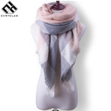 2017 New Plaid Women Scarf Warm Winter Scarf  Women Blanket Shawls Soft Cashmere Scarf Scarves Large Luxury Brand Drop Shipping