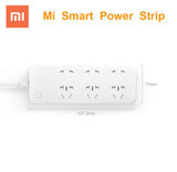 2017 New Original Xiaomi Mi Smart Home Strip Socket Outlet Plug Smart Power Strip with Wifi app remote control for TV home kit