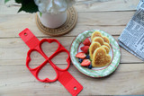 2017 New nonstick pancake maker egg ring maker kitchen non stick flippin'pancake maker pancake silicone mold