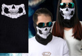 2017 New Novelty Outdoor Ride Bandanas Scarves /Fashion Sport Cool Skull Wicking Seamless Washouts Scarf