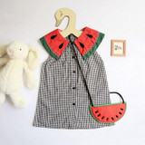 2017 New Newborn Toddler Cute Baby Girls Infant Watermalons Princess Wedding Summer Party Casual Dress