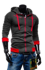 2017 New Mens Hoodies and Sweatshirts Zipper Hooded Sweatshirts Male Clothing Fashion Military Hoody For Men Hoodies 4XL