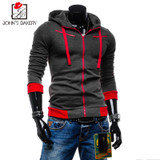 2017 New Mens Hoodies and Sweatshirts Zipper Hooded Sweatshirts Male Clothing Fashion Military Hoody For Men Hoodies 4XL