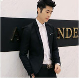 2017 New Mens Blazer Jacket Men's Casual Slim Fit Suit Coats Terno Masculino Men Casual Korean Jacket (Coat) Hot Sale