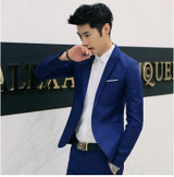 2017 New Mens Blazer Jacket Men's Casual Slim Fit Suit Coats Terno Masculino Men Casual Korean Jacket (Coat) Hot Sale