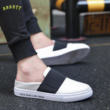 2017 New Men's Semi Sandals Fashion Casual Shoes Men's Shoes Slippers Comfortable Breathable Shock