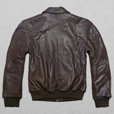 2017 New Men's Genuine Goat skin Leather Jacket Fat loose big yards S-XXL Casual Russia Winter Coats Free Shipping