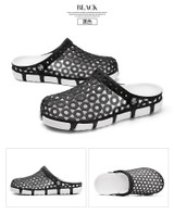 2017 NEW men's fashion hollow out sandals mens EVA hole hole shoes Men's beach shoes slippers clogs Male garden shoes size 39-45