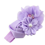 Fashion Baby Girl headband lovely Flower Pearl Flower Hair Band Headband Hairband for girl Hair Accessories sweet color