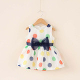 Fashion Baby Girl Dress Summer Girls Bow Vest Dress Infant Girl Sleeveless Dot Dress 0-2 Year Baby Birthday Dress Clothes 2-7Y Fashion Baby Girl Dress Summer Girls Bow Vest Dress Infant Girl Sleeveless Dot Dress 0-2 Year Baby Birthday Dress Clothes 2-7Y