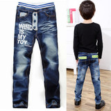 Fashion Baby Boy Cowboy Jeans Kids Pant Double-Breasted Jeans Long Legging Trousers Children Autumn Winter Pants Clothing