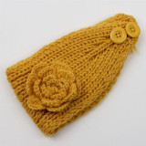 Fashion Autumn Winter Woolen Headband Knitted Crochet Earmuff Warm Turban Hair Band Headwrap For Women Adult