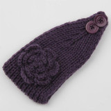Fashion Autumn Winter Woolen Headband Knitted Crochet Earmuff Warm Turban Hair Band Headwrap For Women Adult