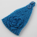 Fashion Autumn Winter Woolen Headband Knitted Crochet Earmuff Warm Turban Hair Band Headwrap For Women Adult