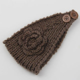 Fashion Autumn Winter Woolen Headband Knitted Crochet Earmuff Warm Turban Hair Band Headwrap For Women Adult