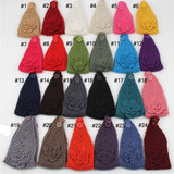 Fashion Autumn Winter Woolen Headband Knitted Crochet Earmuff Warm Turban Hair Band Headwrap For Women Adult