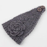 Fashion Autumn Winter Woolen Headband Knitted Crochet Earmuff Warm Turban Hair Band Headwrap For Women Adult