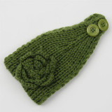 Fashion Autumn Winter Woolen Headband Knitted Crochet Earmuff Warm Turban Hair Band Headwrap For Women Adult