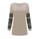 Fashion Autumn Winter Women Shirt O Neck Printed Long Sleeve Lady Pullover Girl Hoodies Loose Casual Tops Plus Size S-3XL FS99