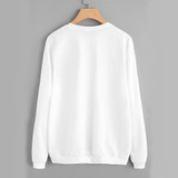 Fashion Autumn Winter Women Hoodies Cartoon Printing O Neck Long Sleeve Pullover Ladies Girls Casual Sweatshirts