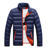 Fashion Autumn Winter Jacket Men Brand New Warm Thicken Coat Warm Duck Male Thicken Coat Famous Cotton-Padded Parkas Tops