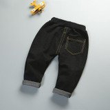 Fashion Autumn Baby Kids Children Boys Girls Infants Babi Casual Color Block Long Pants Full Length Trousers S5845