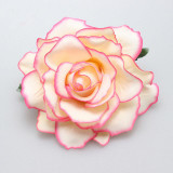 Fashion 8 Colors Women Ladies Rose Flower Hairpin Fashion Brooch Hair Clip Wedding Headdress Headwear hair clip Fashion 8 Colors Women Ladies Rose Flower Hairpin Fashion Brooch Hair Clip Wedding Headdress Headwear hair clip