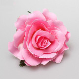 Fashion 8 Colors Women Ladies Rose Flower Hairpin Fashion Brooch Hair Clip Wedding Headdress Headwear hair clip Fashion 8 Colors Women Ladies Rose Flower Hairpin Fashion Brooch Hair Clip Wedding Headdress Headwear hair clip