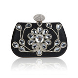 Fashion 7 Colors Women 2017 Party Shoulder Bags Ladies Crystal Evening Clutch Bag Female Wedding Gold Purses Evening Clutch Bags