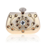 Fashion 7 Colors Women 2017 Party Shoulder Bags Ladies Crystal Evening Clutch Bag Female Wedding Gold Purses Evening Clutch Bags